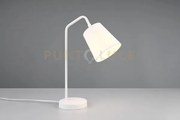 Buddy lampada da tavolo metallo bianco con paralume bianco h. 45cm ...