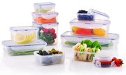 Set da 11 contenitori per alimenti LOCK