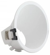 Faretto da Incasso Rotondo, Policarbonato, Foro Ø85mm Luce Asimmetrica per GU10 Colore del corpo Bianco
