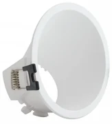 Faretto da Incasso Rotondo, Policarbonato, Foro Ø85mm Luce Asimmetrica per GU10 Colore del corpo Bianco