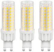 SET 3x Lampadina LED ECOLINE G9/7W/230V 3000K - Brilagi
