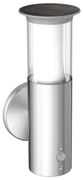 Applique Solare in Acciaio INOX con Sensore di Movimento, IP54 Colore  Bianco Naturale 4.000K