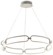 Lampadario Sospensione Led Infinity Moderno  Colore Bianco 61,5W