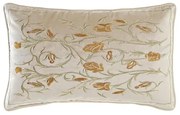 Cuscino DKD Home Decor Dorato 50 x 10 x 30 cm Fiori