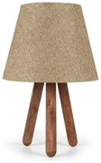 Lampada da tavolo AYD 1xE27/60W/230V beige/marrone