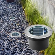 Faretto Led ad Energia Solare da incasso Spot Luce calda