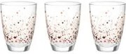 Set 3 bicchieri per acqua Murano Rosso