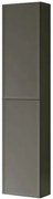 Colonna per mobile bagno Pixel 2 ante P 27 x L 30 x H 160 cm laccato opaco grigio carbone