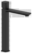 Rubinetto per lavabo Coral nero verniciato a polvere opaco AQUASANIT