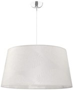 Duolla - Lampadario a sospensione con filo TENOR 1xE27/40W/230V diametro 60 cm bianco/foglie