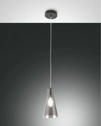 Dafne sospensione fume' 1 luce 3596-40-126