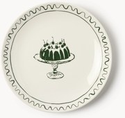 Set di 4 piatti da colazione natalizi di design Clarette di Agathe Marty