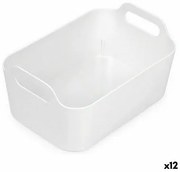 Cestino Multiuso Confortime Bianco 33 x 23,5 x 15,4 cm (12 Unità)