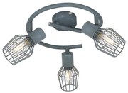 Luce Spot VIKING 3xE14/40W/230V grigio