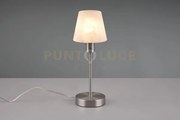Luis ii lampada asta + vetro sabbiato h.32cm 1 luce attacco e14