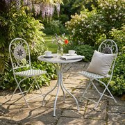 LOUIS - set tavolino e due sedie da giardino