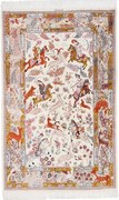 Ghom Tappeto 200 x 130 (Iran) Annodato A Mano