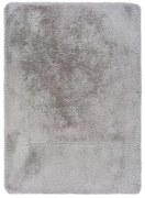 Tappeto grigio , 140 x 200 cm Alpaca Liso - Universal