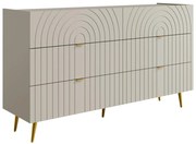 Comò 6 cassetti Beige  - NORSIM di PASCAL MORABITO
