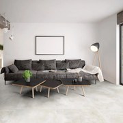 Piastrella da pavimento e rivestimento interno 81 x 81 cm Sp. 9.5 mm rettificato Emotion in gres porcellanato opaco bianco traffico intenso (pei 4/5) R9