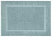 Tappeto scendi doccia 100% cotone verde acqua 45x64 cm