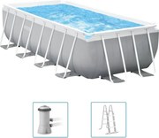Intex - Set Piscina Prism Frame Rettangolare 400x200x122 cm