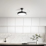Ventilatore con struttura in metallo. Colore nero opaco (ULTIMI DISPONIBILI - N°2)