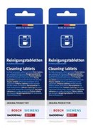 Bosch - Tablet per la pulizia per macchina da caffè completamente automatica TCA 5, 6 TCA, TCA 7 - lotto di 2 - TCZ6001