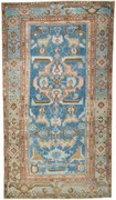 Hamedan Tappeto persiano 190 x 100 Blu (Iran) Annodato A Mano