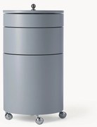 Contenitore a rotelle tondo Barboy, design Verner Panton