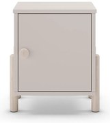 Comodino per bambini color crema in legno di pino Enola - Marckeric