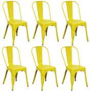 AGATHA - Set 6 sedie industrial