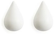 Dropit Gancio per cappotto 2 pcs. Small White - Normann Copenhagen