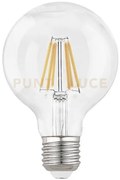 Gla256c- lampadina attacco e27 d.12,5cm 2700k 1480lm 12w globo vetr...