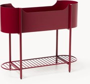 Fioriera in metallo Taru, alt. 65 cm