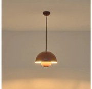 Lampadario a sospensione con filo 1xE27/15W/230V rosso