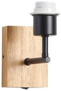 Brilagi - Applique NUBILA WOOD 1xE27/25W/230V quercia/nero