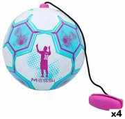 Pallone da Calcio Messi Training System Corda Allenamento Poliuretano (4 Unità)