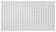 Tappetino antiscivolo doccia bianco 40x73 cm in plastica Spring