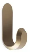 Curve Gancio per cappotto 2 pcs. Mini Matt Gold - Normann Copenhagen