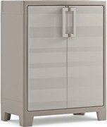 Armadio 2 Ripiani 80x44x100 cm Keter Gulliver Basso XL Sabbia e Beige...