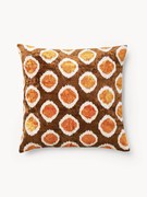 Copricuscino in viscosa con motivo jacquard tessuto Eddie