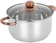 Pentola 24 cm acciaio inox Meravigliosa con coperchio