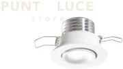 Egg faretto da incasso led 3w 3000k 195lm ip20 bianco d.5,2cm
