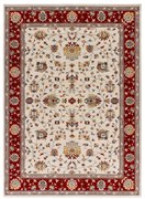 Tappeto rosso e crema 160x230 cm Classic - Universal