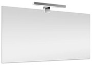 Specchio bagno 70x105 cm reversibile con luce LED naturale