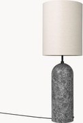 Lampada da terra con luce regolabile e base in marmo Gravity, alt. 130 cm