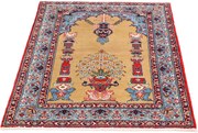 Isfahan Tappeto 110 x 160 (Iran) Annodato A Mano