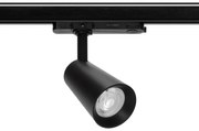 Faro LED 30W Trifase Nero CRI92 CCT Bianco Variabile 38° Bridgelux LED Colore Bianco Variabile CCT