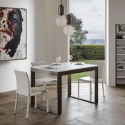 Tavolo TECNO EVOLUTION 120 allungabile fino a 224 cm BIANCO FRASSINO